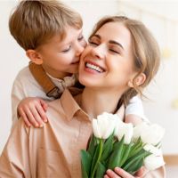 A mother and child